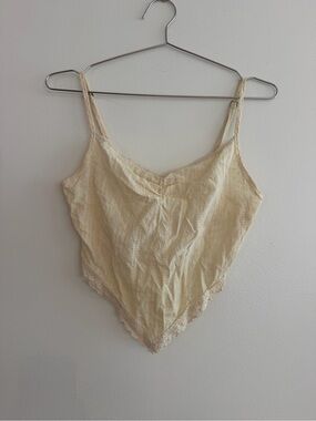 ‼️LAST CHANCE B4 CONSIGNMENT⌛️BANDANA OFF WHITE CROP TOP XS